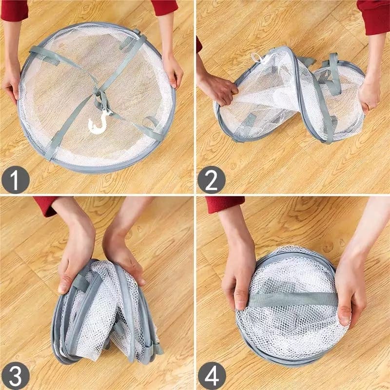 Clothes Drying Basket, Hanging Sweater Net Pocket, Thickened Anti-Deformation Cardigan Drying Rack, Double Layer Socks Drying Bag, Drawing Laundry Basket Clothes Drying Basket, Hanging Sweater Net Pocket, Thickened Anti-Deformation Cardigan Drying Rack, Double Layer Socks Drying Bag, Drawing Laundry Basket